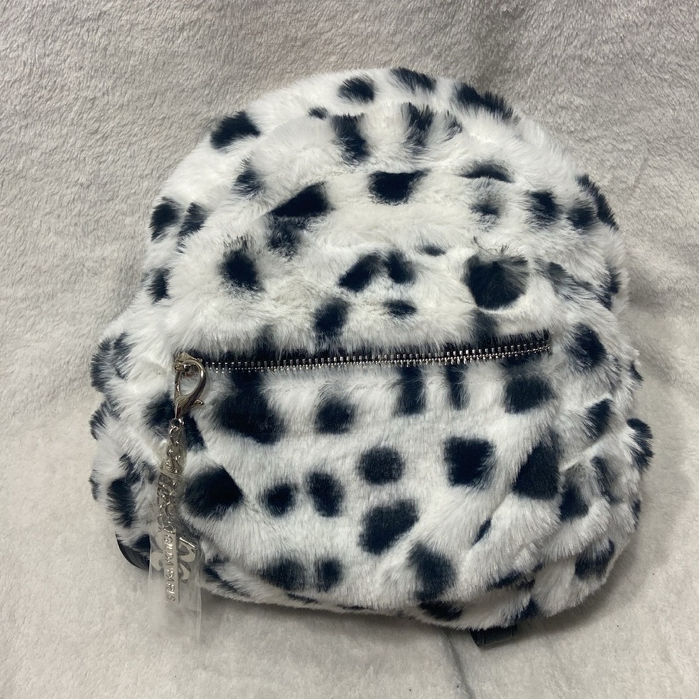 Gilda Paris Faux Fur mini backpack NWT